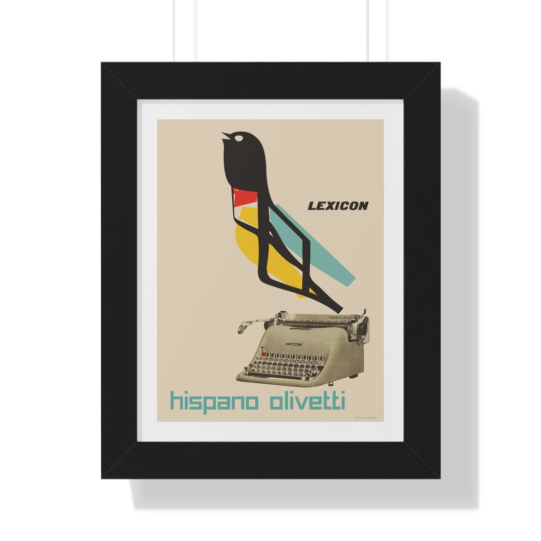 Hispano Olivetti - Framed Print - Zapista