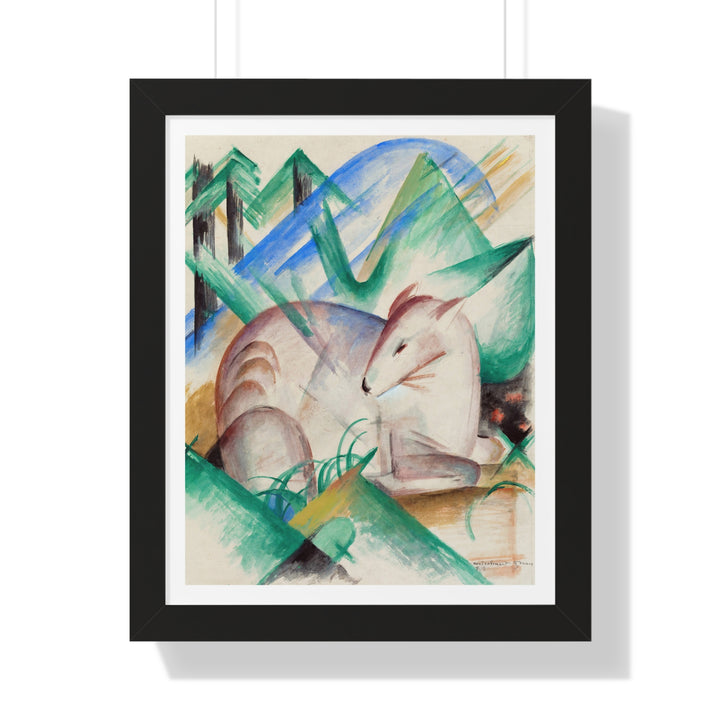 Red Deer by Franz Marc - Framed Print - Zapista