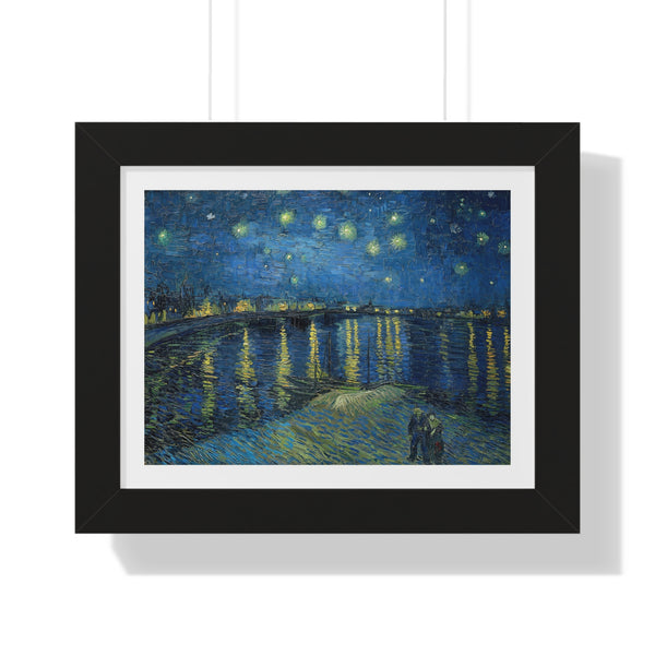 Starry Night Over the Rhone - Framed Print