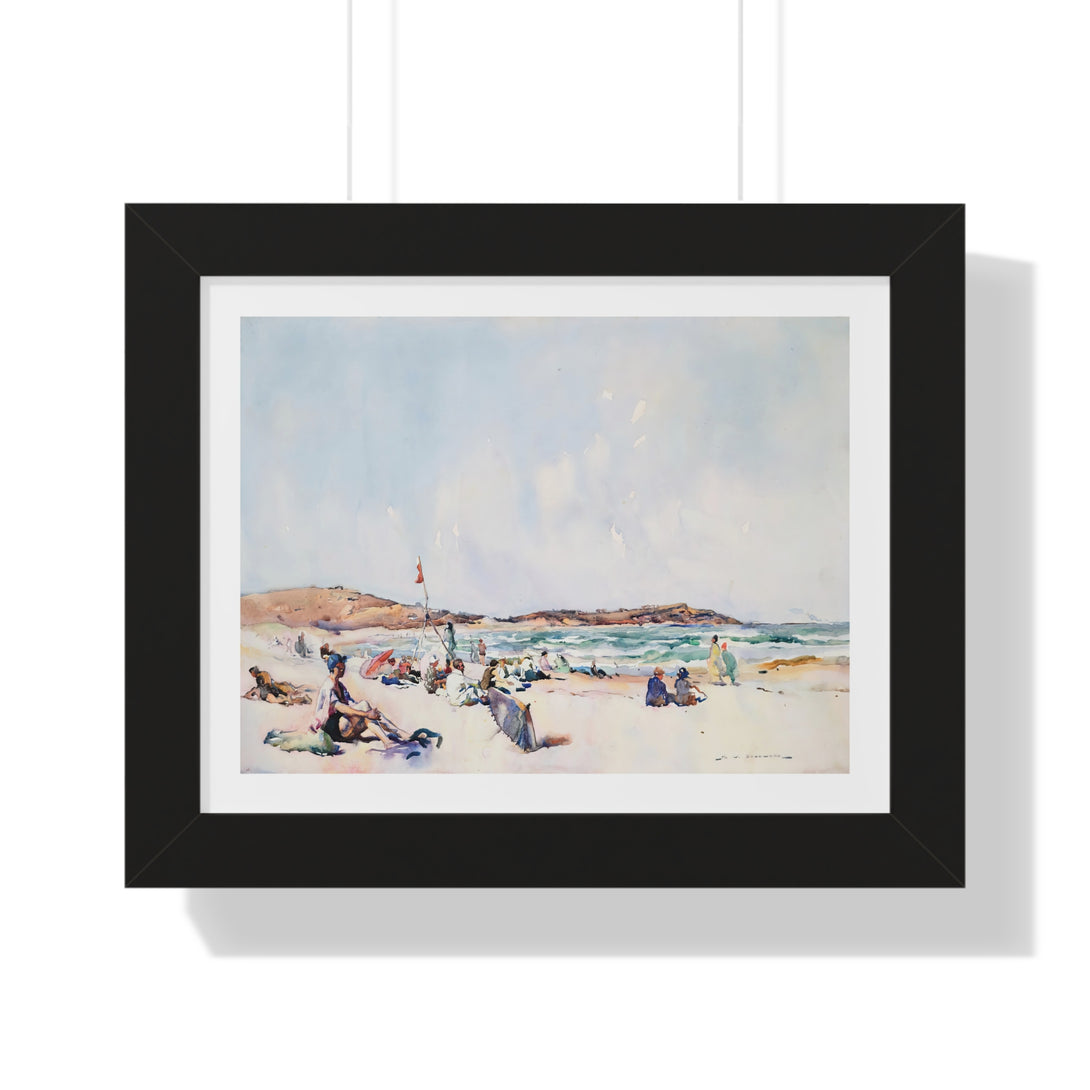 The Beach, Dee Why, Sydney by Maud Sherwood - Framed Print - Zapista