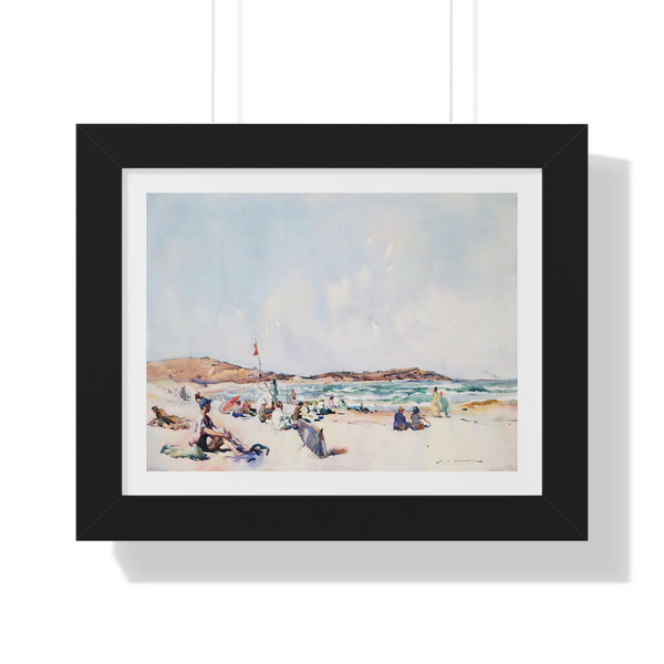 The Beach, Dee Why, Sydney by Maud Sherwood - Framed Print - Zapista