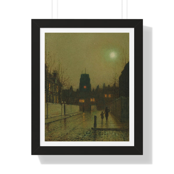 Old Chelsea by John Atkinson Grimshaw - Framed Print - Zapista