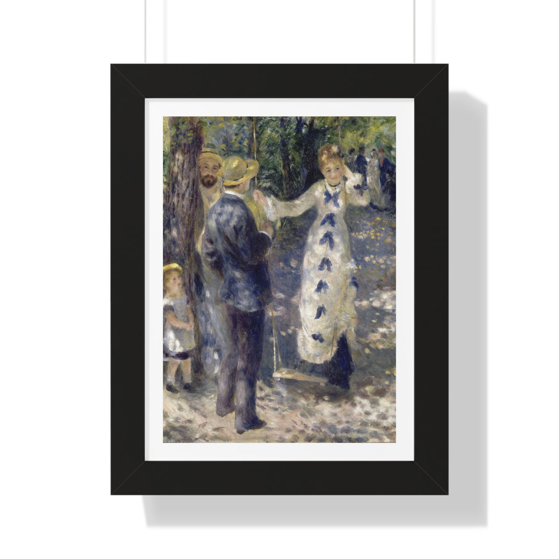 The Swing by Pierre-Auguste Renoir - Framed Print - Zapista