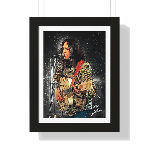 Neil Young - Framed Print