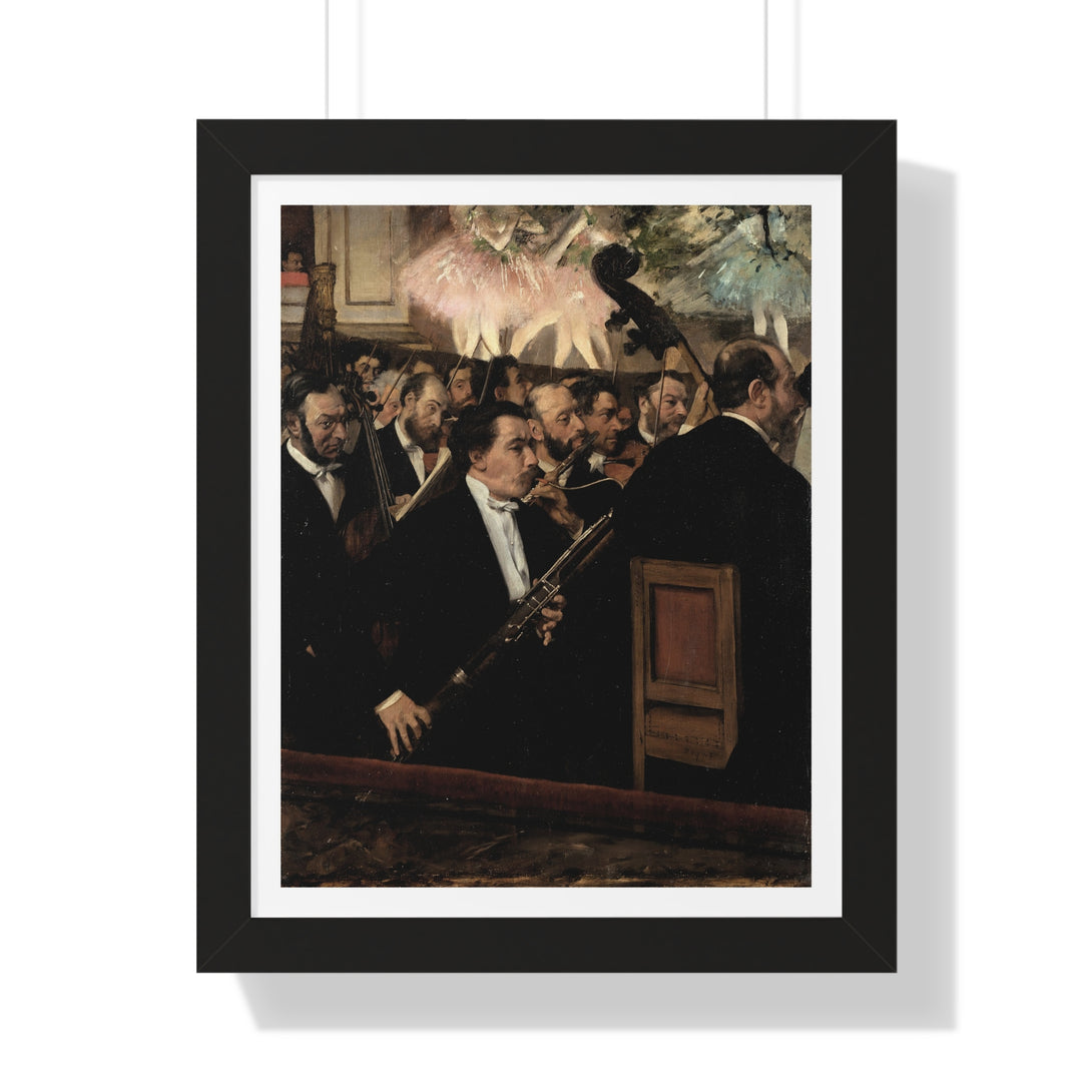 The Orchestra At The Opera by Edgar Degas - Framed Print - Zapista