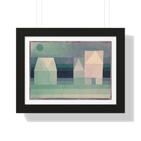 Three Houses - Framed Print