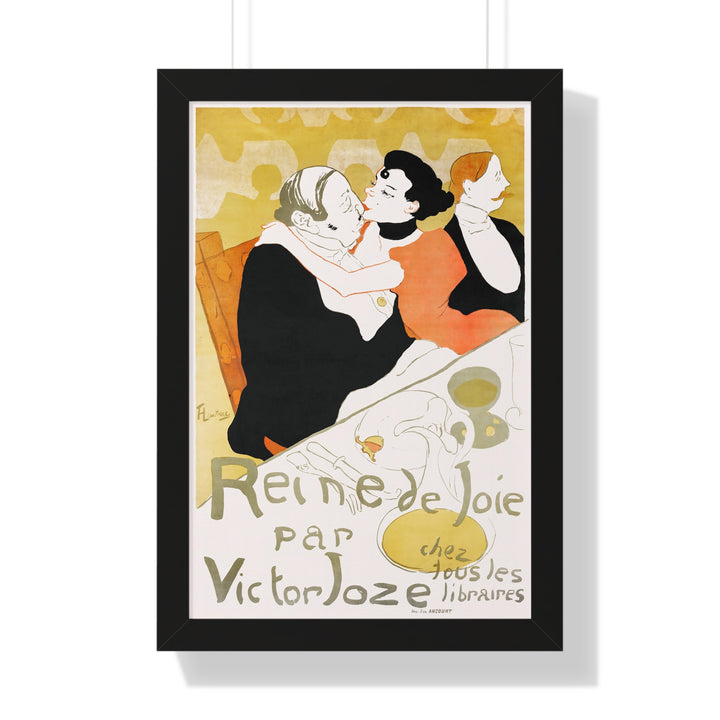 Reine de Joie by Henri de Toulouse-Lautrec - Framed Print - Zapista