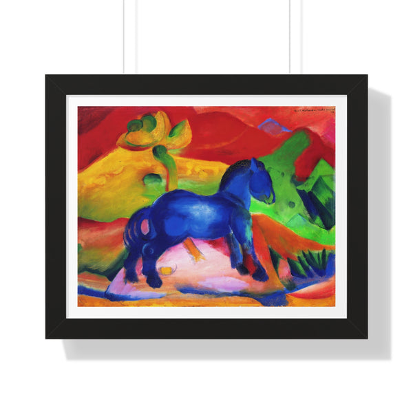 Blue Horse by Franz Marc - Framed Print - Zapista