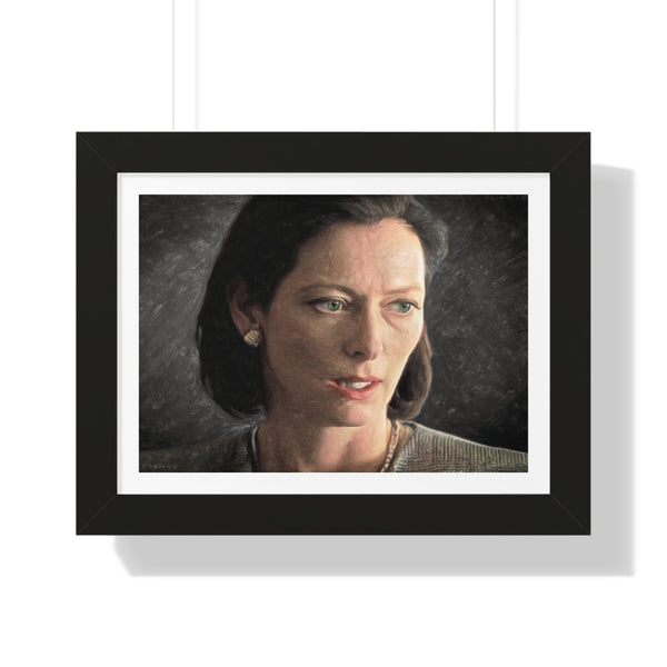 Tilda Swinton as Karen Crowder in Michael Clayton - Framed Print - Zapista