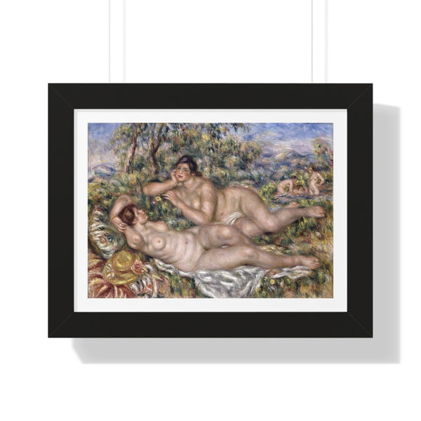 The Bathers by Pierre-Auguste Renoir - Framed Print - Zapista