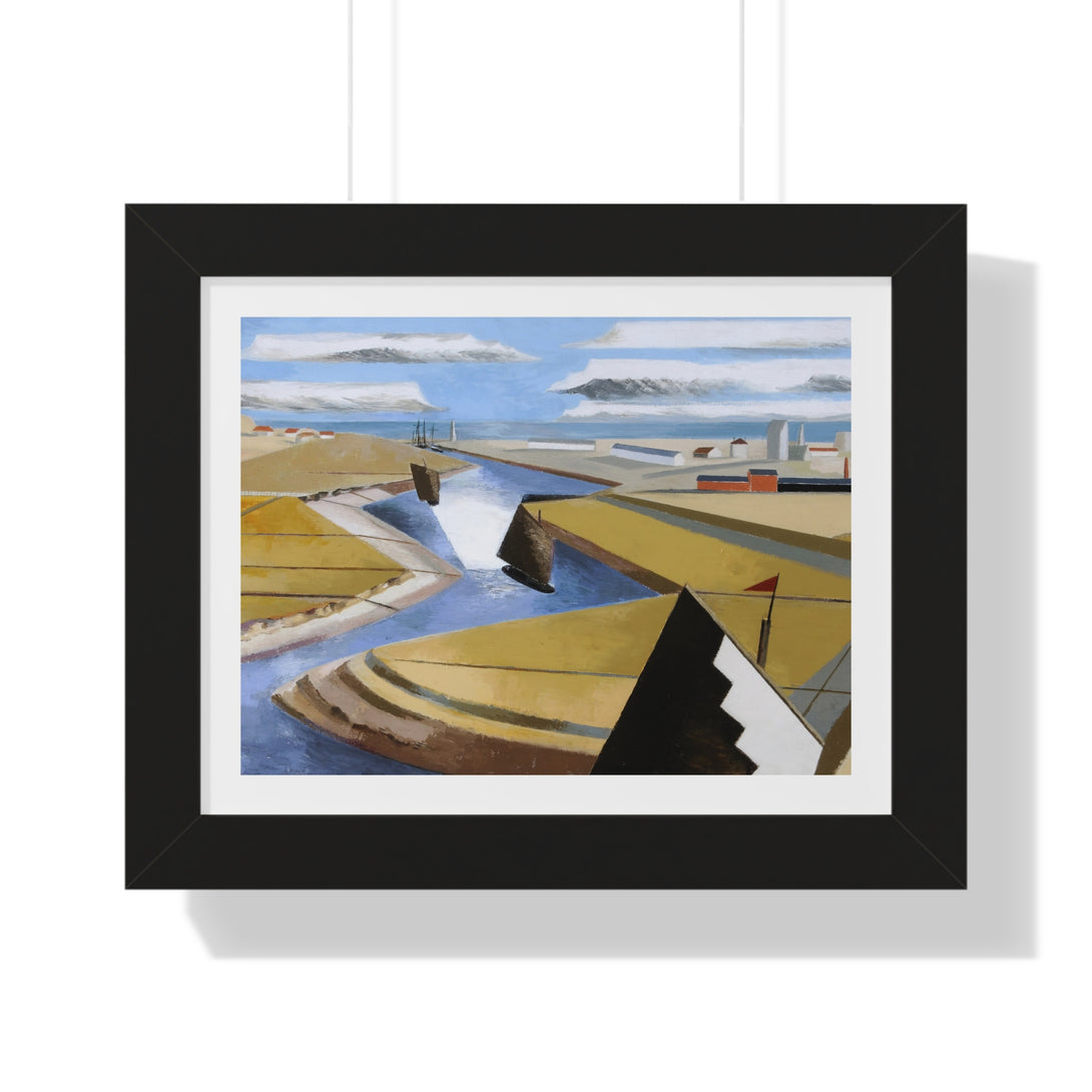 The Rye Marshes, East Sussex by Paul Nash - Framed Print - Zapista