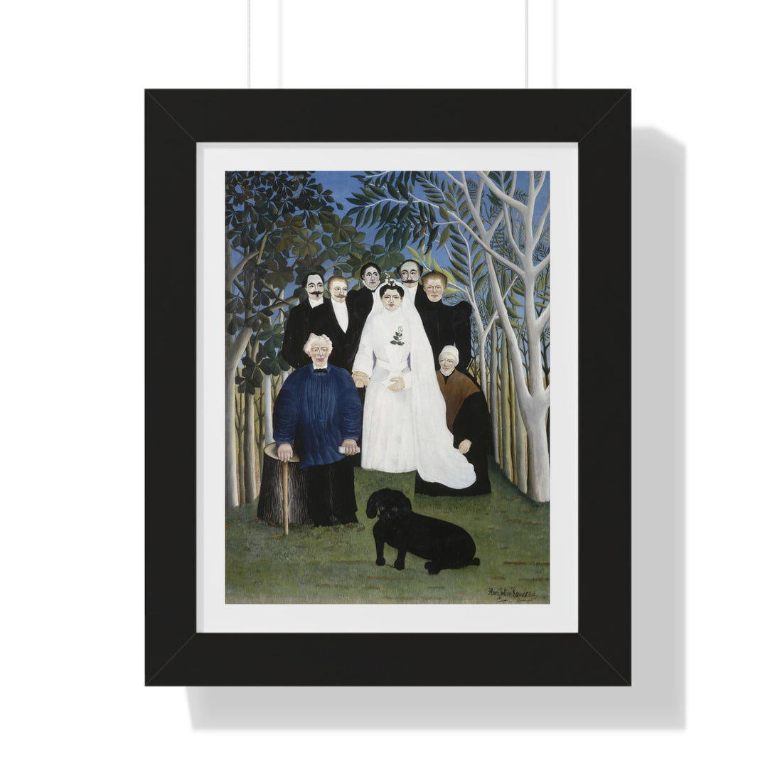 The Wedding Party by Henri Rousseau - Framed Print - Zapista