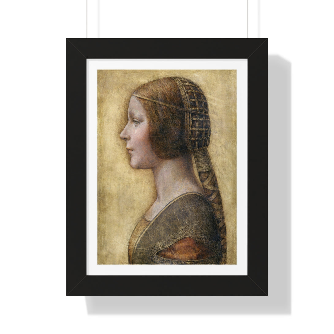 La Bella Principessa by Leonardo da Vinci - Framed Print - Zapista