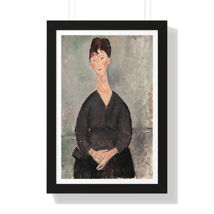 Café Singer by Amedeo Modigliani - Framed Print - Zapista