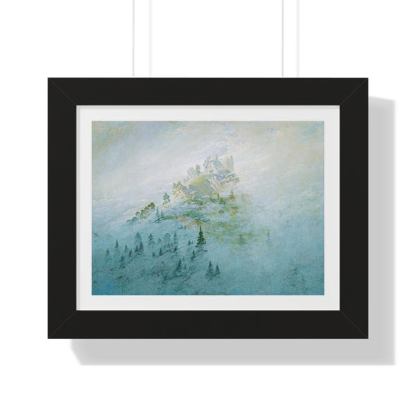 Morning Mist in the Mountains by Caspar David Friedrich - Framed Print - Zapista