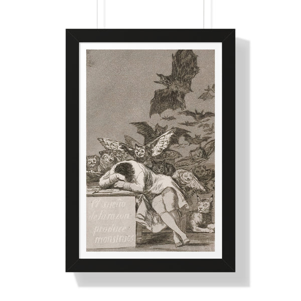 The Sleep of Reason Produces Monsters - Framed Print