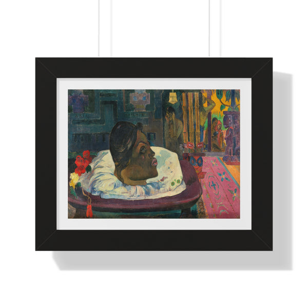 Arii Matamoe (The Royal End) by Paul Gauguin - Framed Print - Zapista