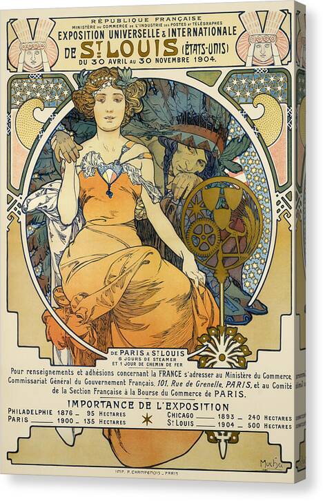 1904 St. Louis World's Fair - Canvas Print
