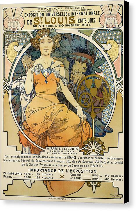1904 St. Louis World's Fair - Canvas Print