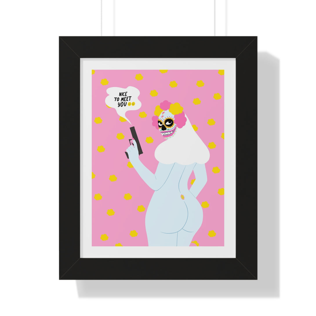 Nice to Meet You - Framed Print - Zapista