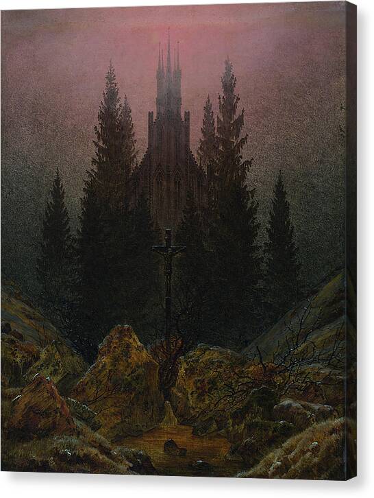 The Cross in the Mountains 3 - Canvas Print