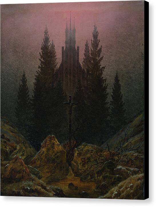 The Cross in the Mountains 3 - Canvas Print