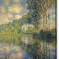 Poplars on the Epte - Canvas Print