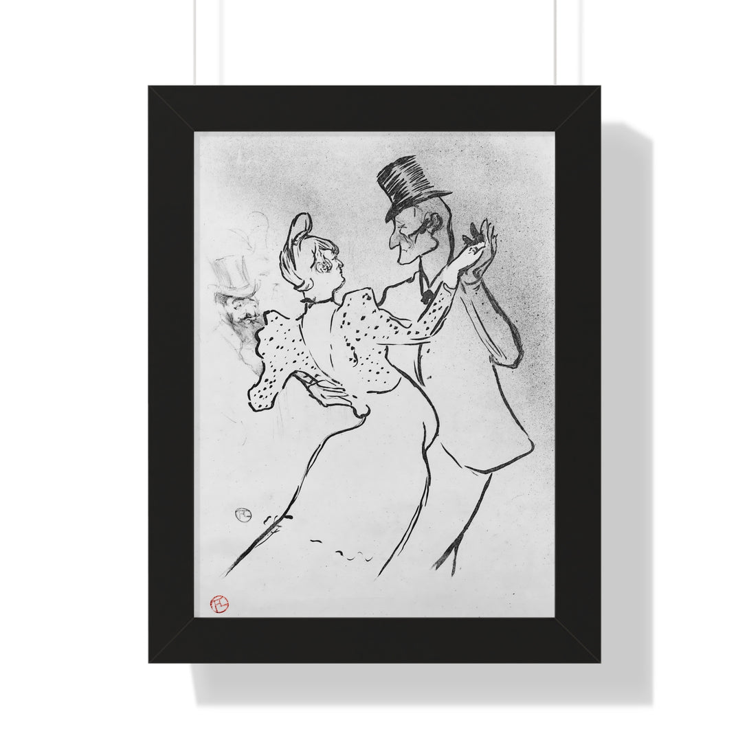 La Goulue, Valse Pour Piano by Henri de Toulouse-Lautrec - Framed Print - Zapista