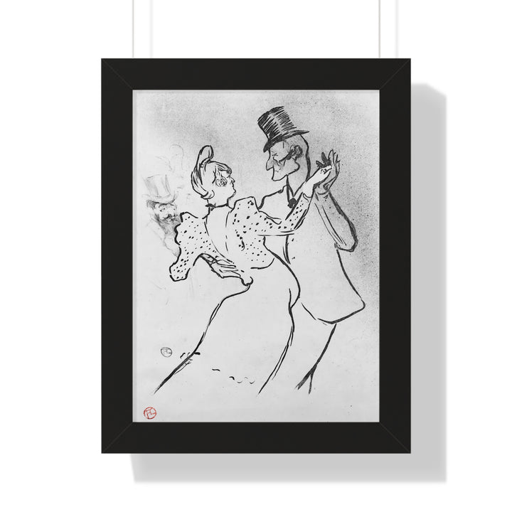 La Goulue, Valse Pour Piano by Henri de Toulouse-Lautrec - Framed Print - Zapista