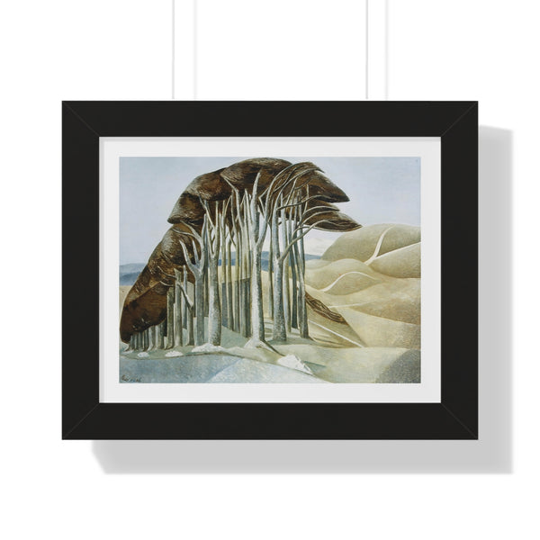 Wood on the Downs by Paul Nash - Framed Print - Zapista