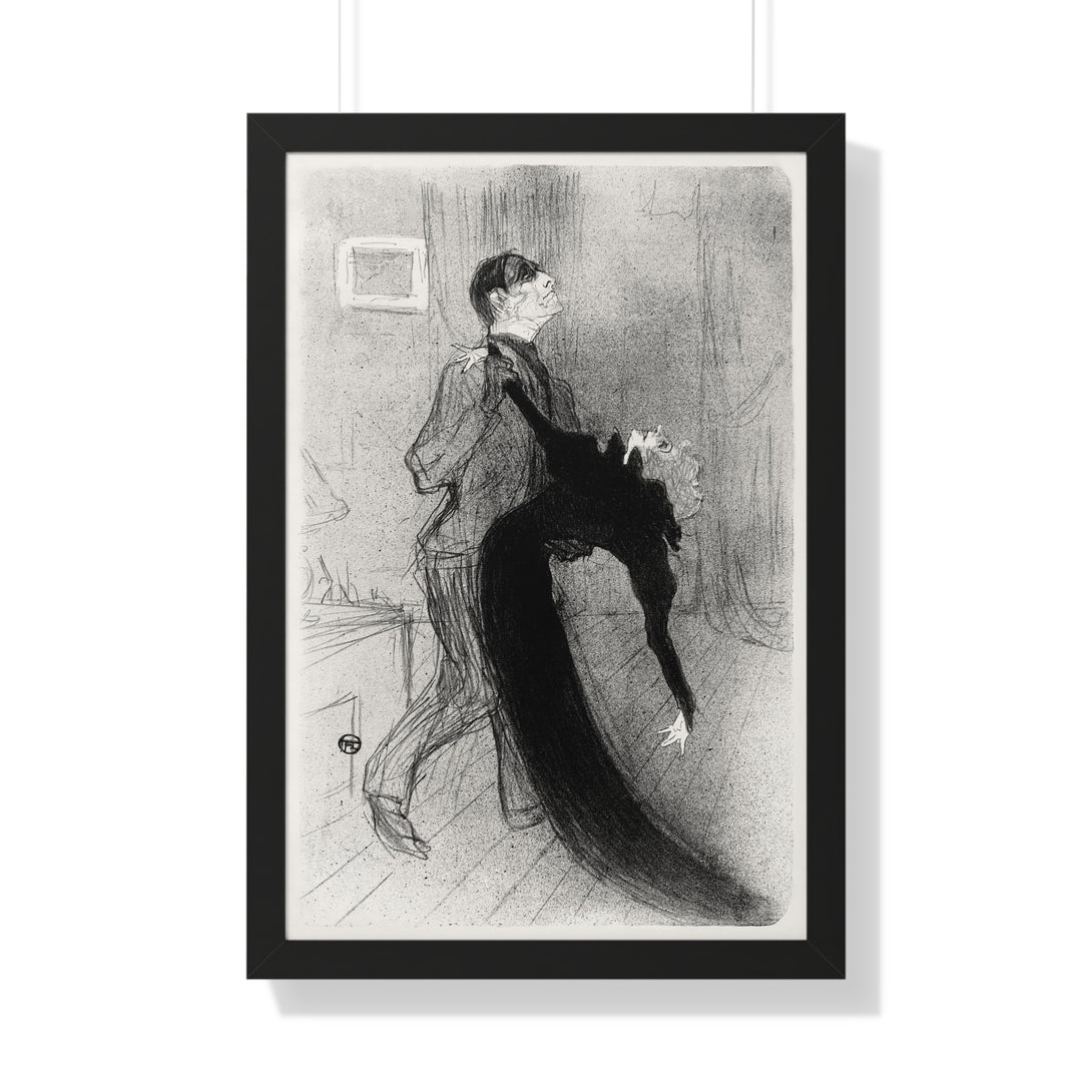 The Fainting Fit by Henri de Toulouse–Lautrec - Framed Print - Zapista