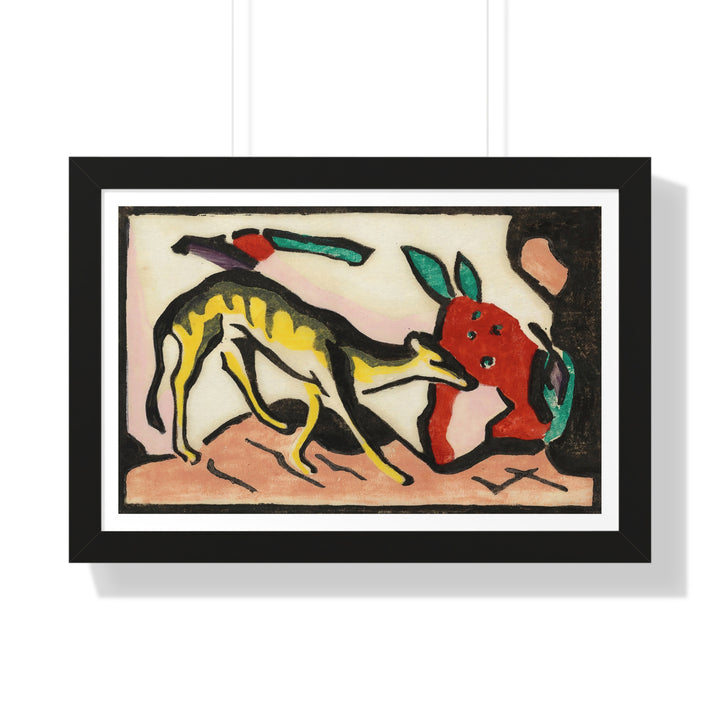 Fabeltier by Franz Marc - Framed Print - Zapista