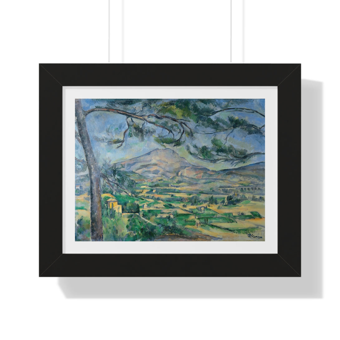 Mont Sainte-Victoire by Paul Cézanne - Framed Print - Zapista