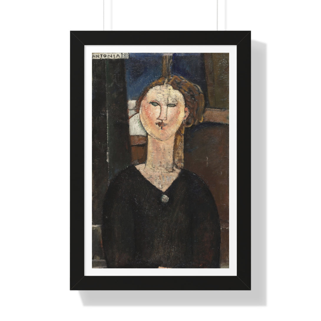 Antonia by Amedeo Modigliani - Framed Print - Zapista