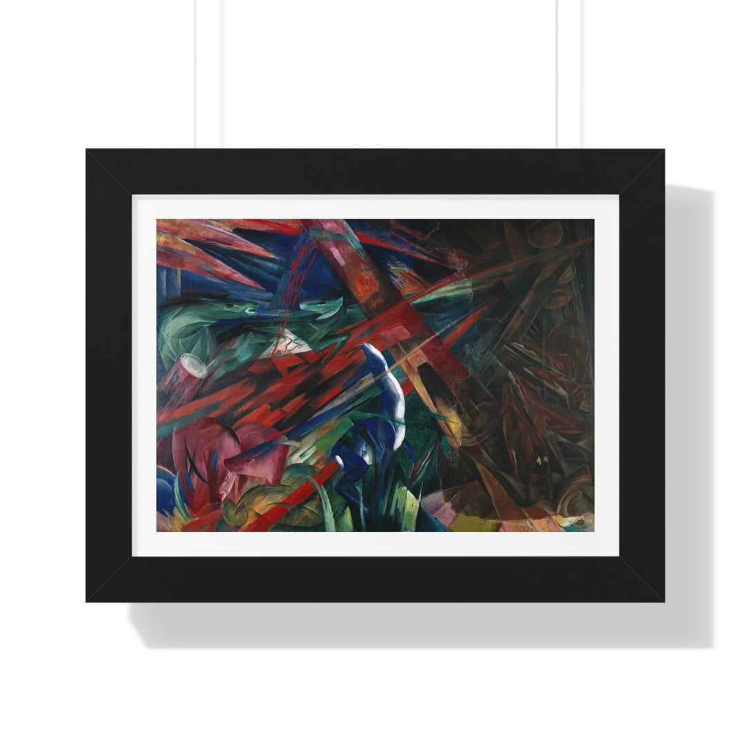 Fate of the Animals by Franz Marc - Framed Print - Zapista