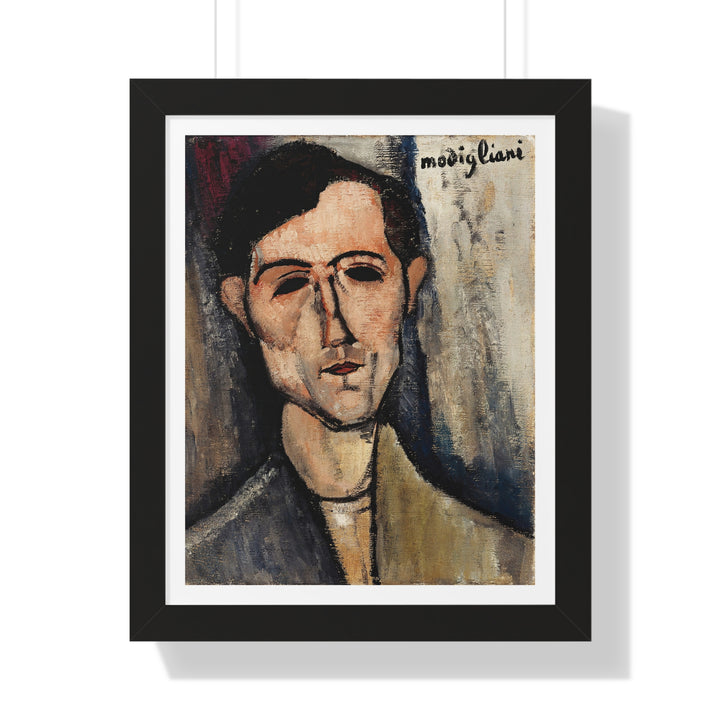 A Man by Amedeo Modigliani - Framed Print - Zapista