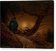 Two Men Contemplating the Moon 25 - Canvas Print