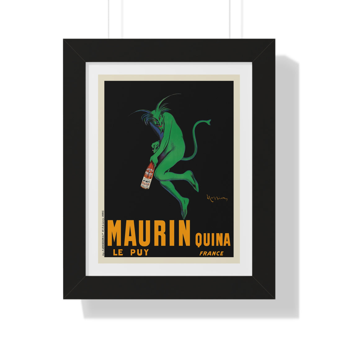 Maurin Quina by Leonetto Cappiello - Framed Print - Zapista