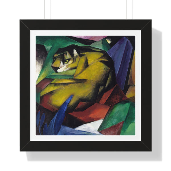 Tiger by Franz Marc - Framed Print - Zapista