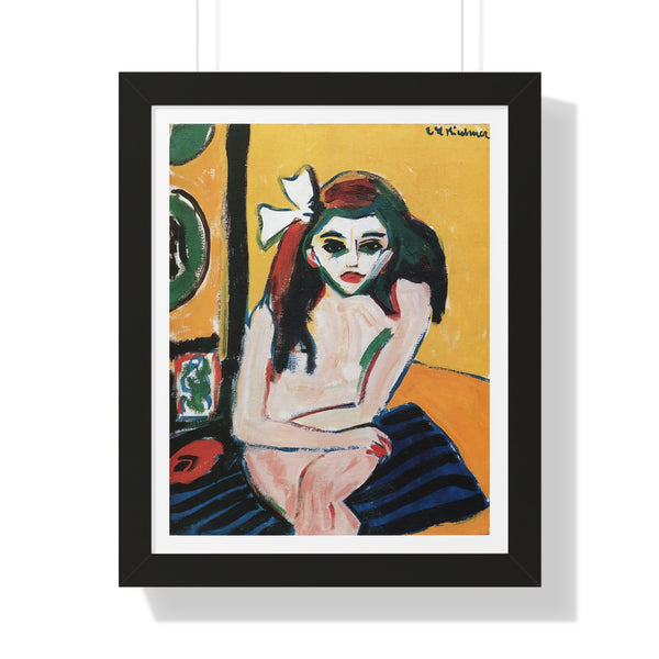 Marzella by Ernst Ludwig Kirchner - Framed Print - Zapista