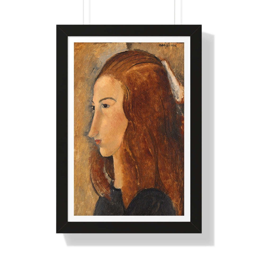 Portrait of a Young Woman by Amedeo Modigliani - Framed Print - Zapista