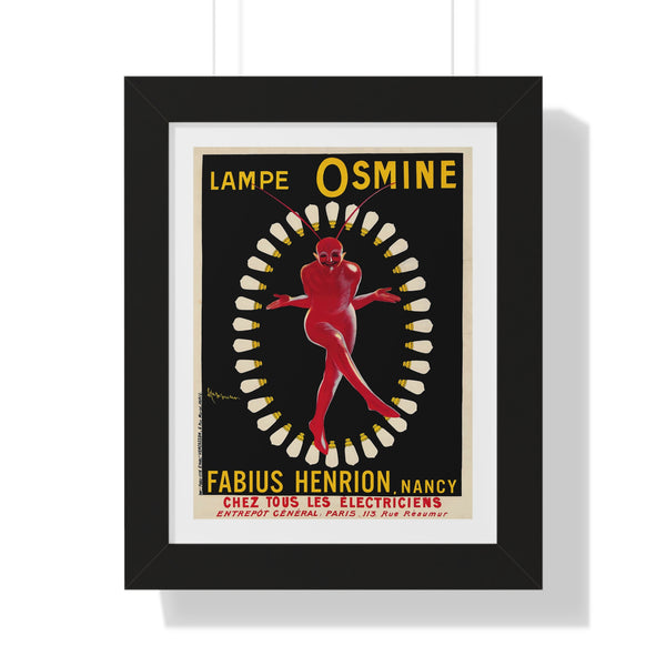 Lampe Osmine by Leonetto Cappiello - Framed Print - Zapista