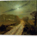 A Moonlit Landscape 3 - Canvas Print