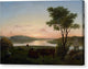New England Inlet with Self-Portrait - Canvas Print