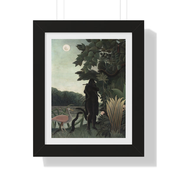 The Snake Charmer by Henri Rousseau - Framed Print - Zapista