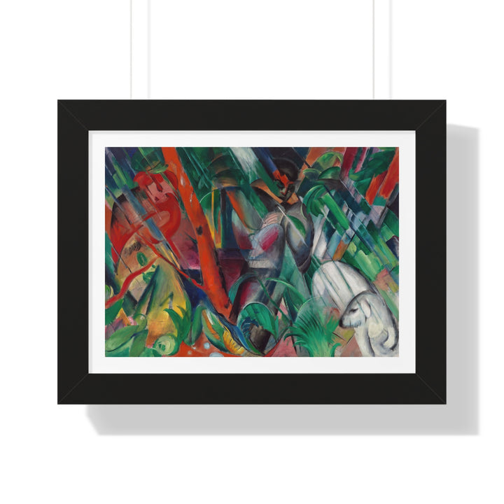 In the Rain by Franz Marc - Framed Print - Zapista