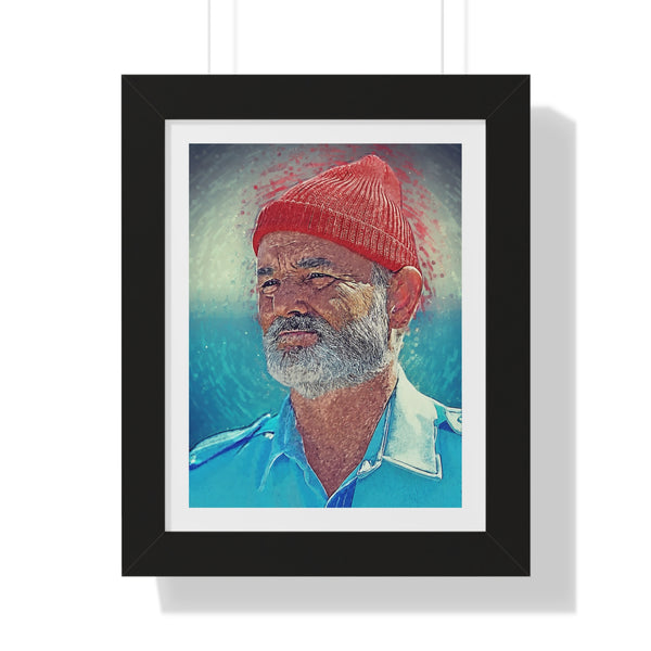 Steve Zissou - Framed Print - Zapista