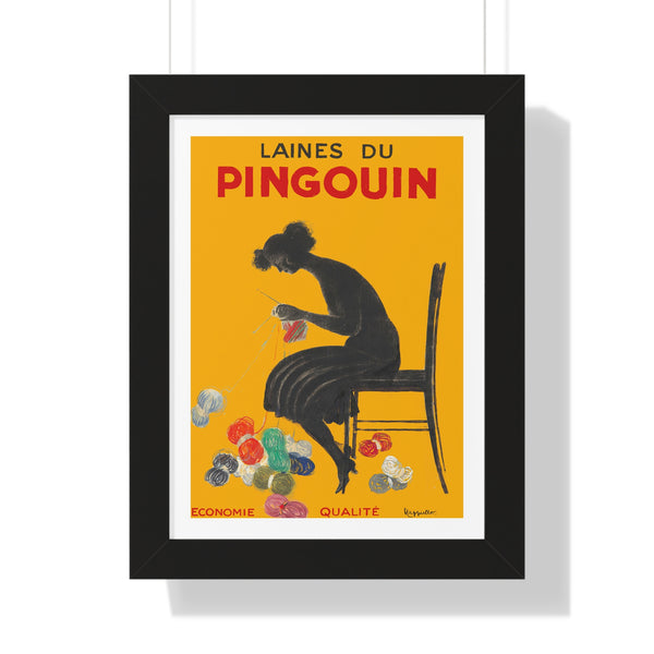 Laines du Pingouin by Leonetto Cappiello - Framed Print - Zapista