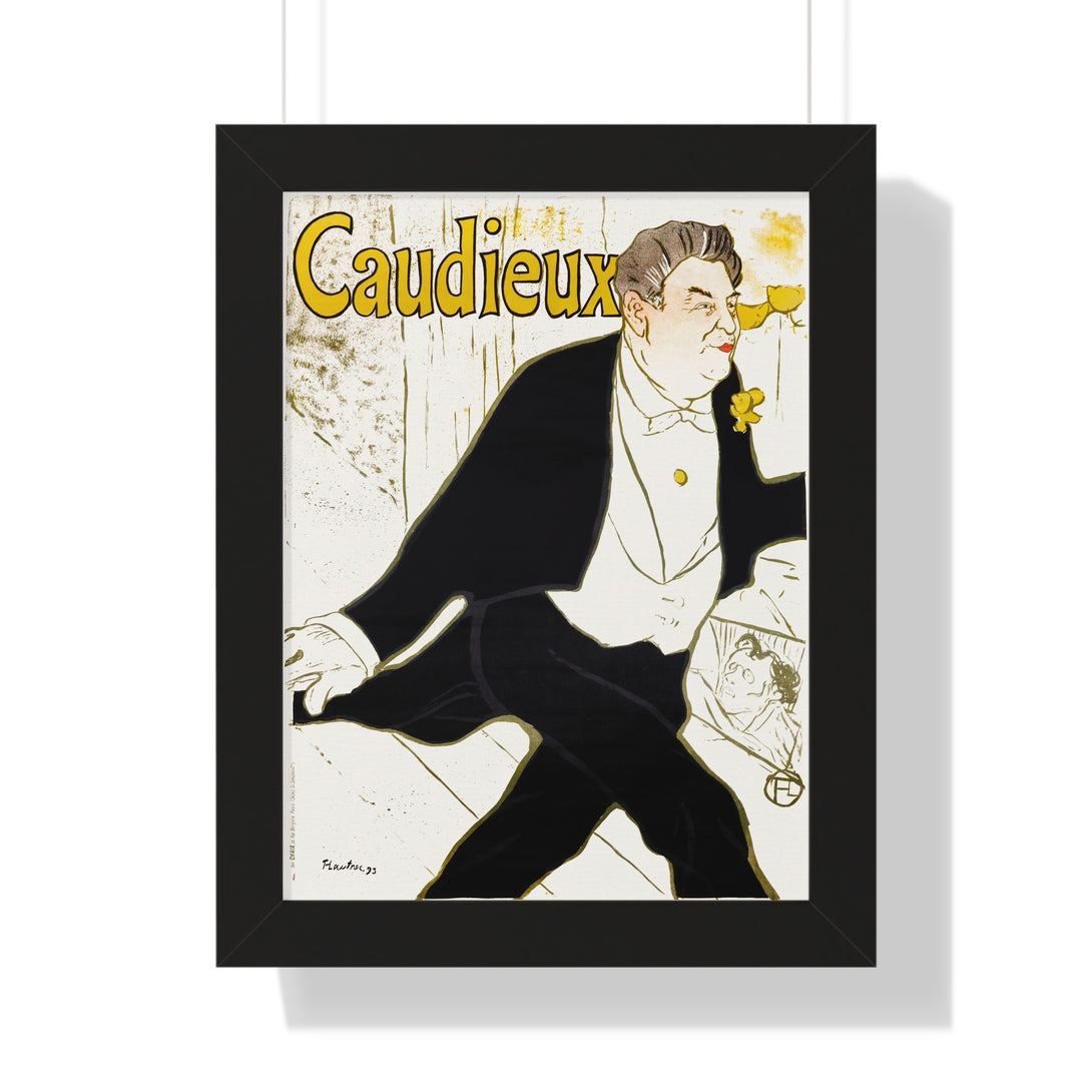 Caudieux by Henri de Toulouse–Lautrec - Framed Print - Zapista