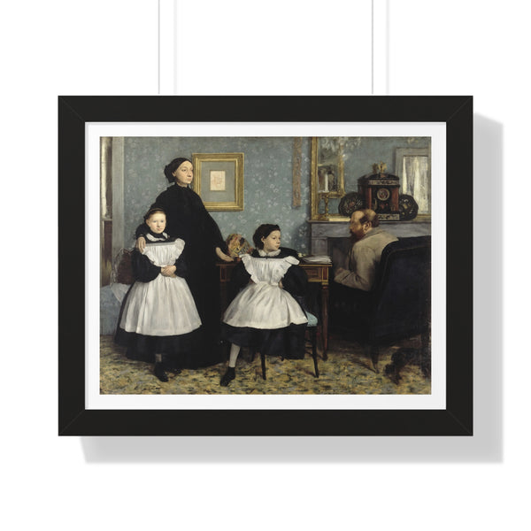 The Bellelli Family by Edgar Degas - Framed Print - Zapista